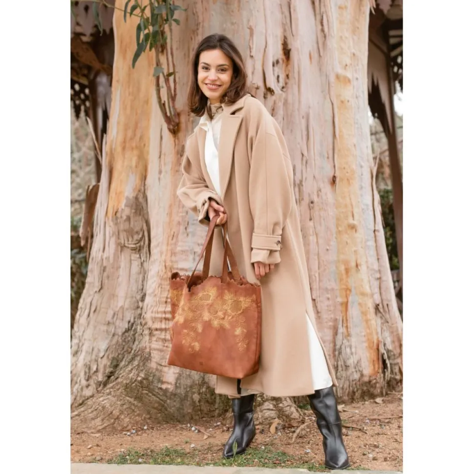 Bolso De Hombro Biba Betsy De Piel
