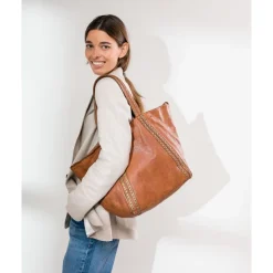 Bolso De Hombro Biba Sherman De Piel