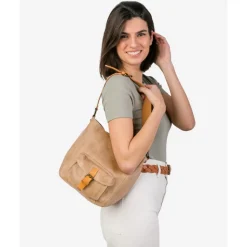 Bolso De Hombro Biba Silverton De Piel