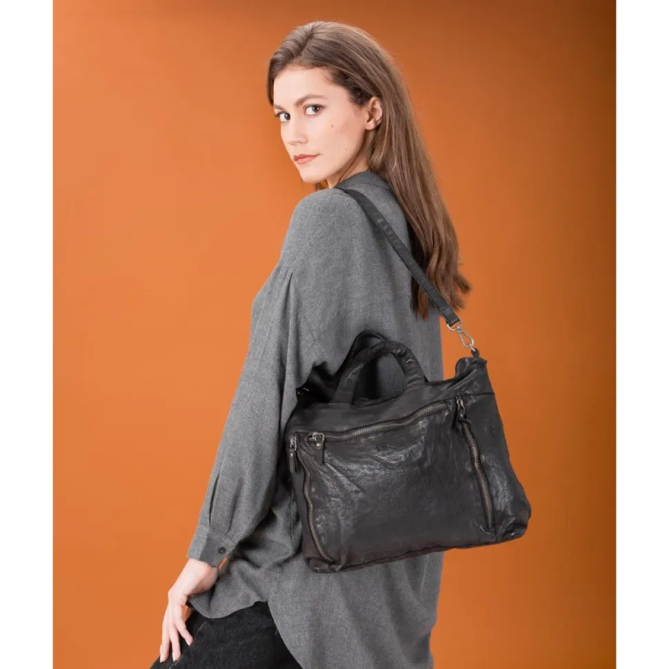 Bolso De Mano Biba Greenville De Piel