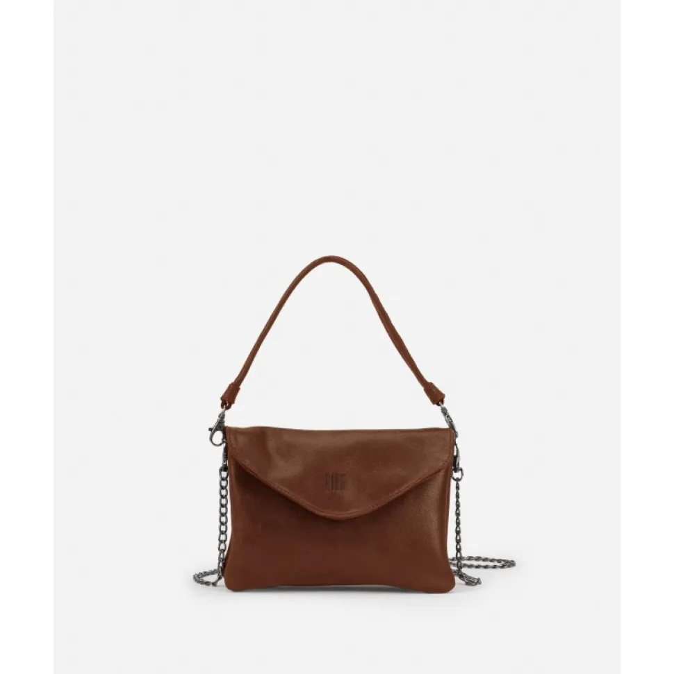 Bolso De Mano Biba Logan Crush De Piel