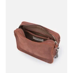 Bolso De Mano Biba Logan Crush De Piel