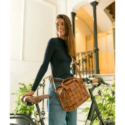 Bolso De Mano Biba Payson De Piel