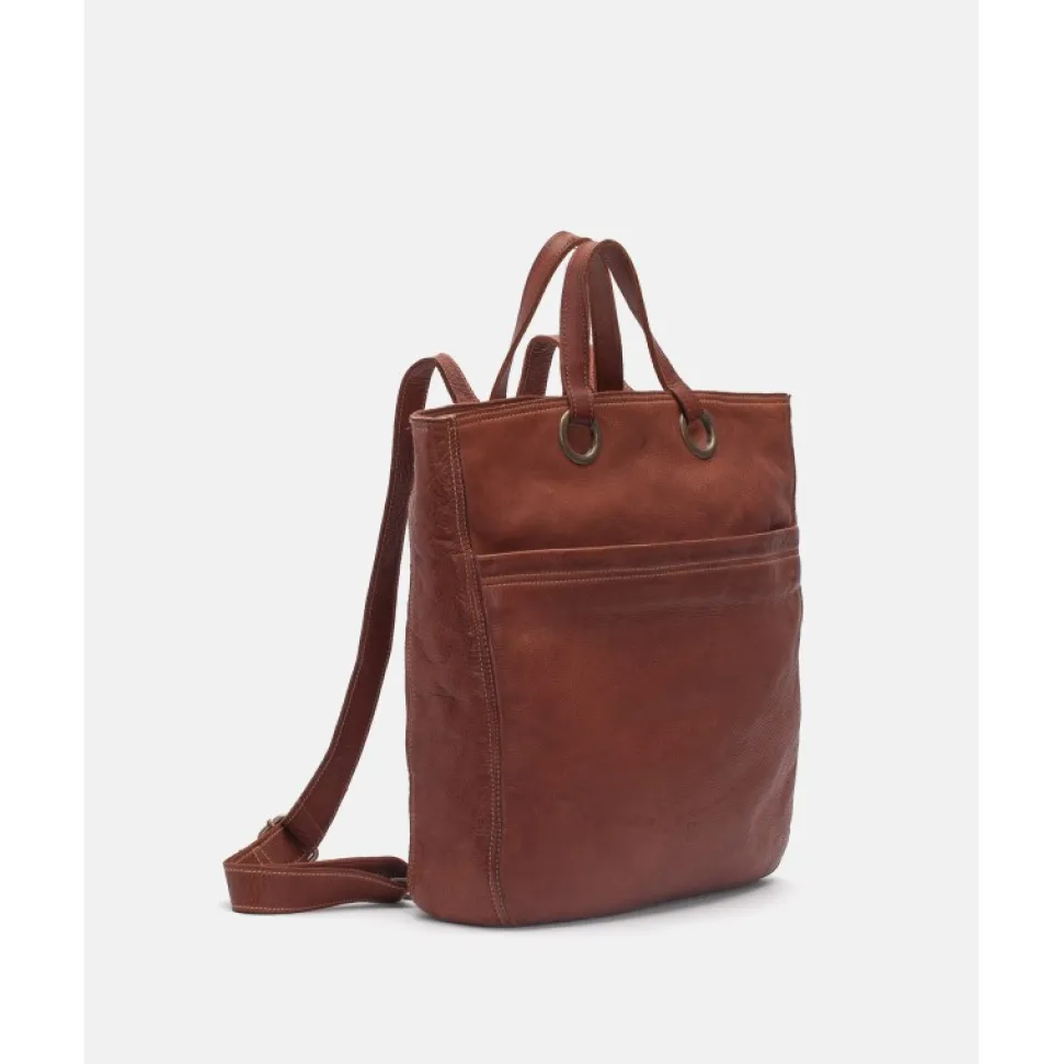 Mochila Biba Evans De Piel