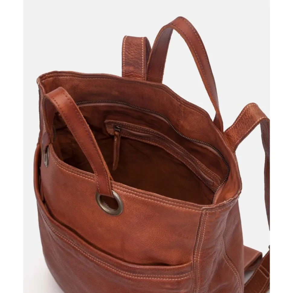 Mochila Biba Evans De Piel