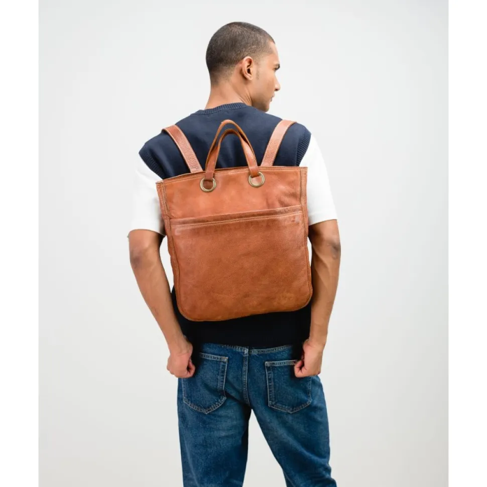 Mochila Biba Evans De Piel