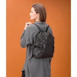 Mochila Biba Greenville De Piel
