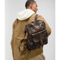 Mochila Biba Michigan De Piel